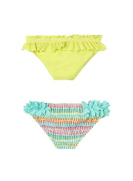 Set 2 culetines Mayoral amarillo y estampado niña