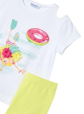 Conjunto Mayoral legging y camiseta aberturas niña