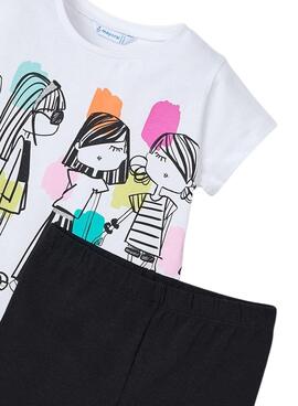 Conjunto Mayoral legging y camiseta estampado niña