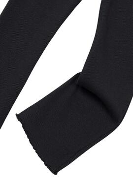 Legging Mayoral acampanado canalé negro para niña