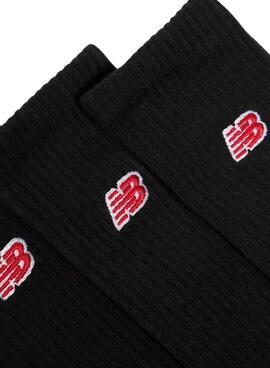 Calcetines New Balance logo negro para niños