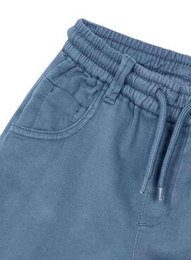 Pantalón Mayoral cordón sarga azul para niño