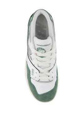 Zapatillas New Balance 550 blanco verde para niños