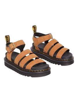  Sandalias Dr. Martens Blaire  marrón para mujer 