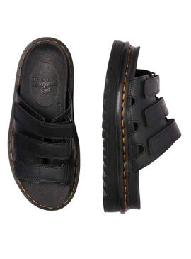  Sandalias Dr Martens Raince negro para mujer 