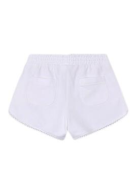 Short Mayoral deportivo básico blanco para niña