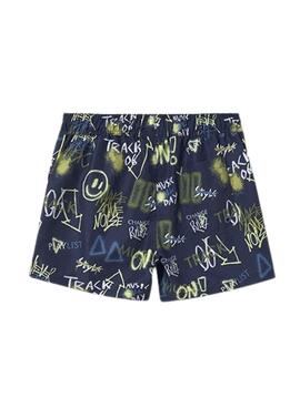 Bañador bermuda Mayoral estampado marino para niño