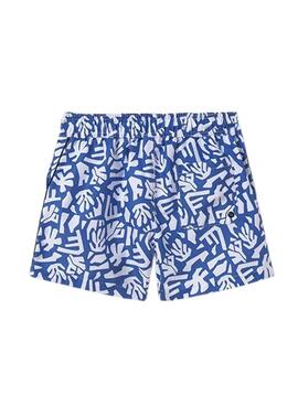 Bañador Mayoral bermuda estampado azul para niño