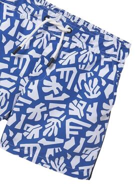 Bañador Mayoral bermuda estampado azul para niño