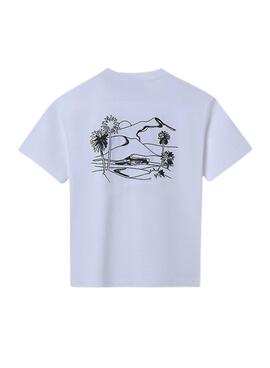 Camiseta Mayoral texto bordado blanco para niño