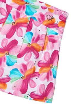 Falda pantalón Mayoral estampado floral para niña