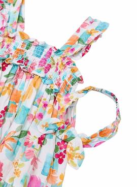 Vestido Mayoral estampado con diadema niña