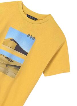 Camiseta Mayoral desierto amarillo para niño