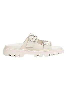Sandalias Tommy Jeans Double Strap  blanco para mujer 