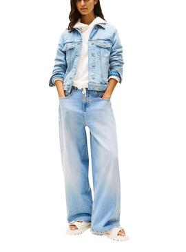 Sandalias Tommy Jeans Double Strap  blanco para mujer 