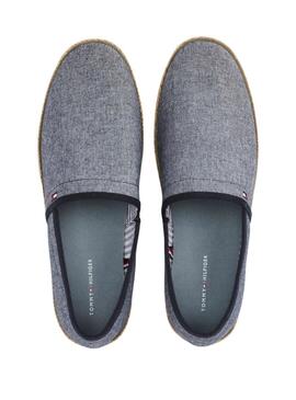 Alpargatas Tommy Hilfiger Chambray azul para hombre 