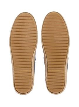 Alpargatas Tommy Hilfiger Chambray azul para hombre 