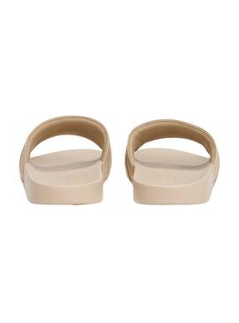 Chanclas Tommy Hilfiger Poolside beige para mujer