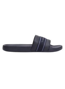 Chanclas Tommy Hilfiger Poolside marino para mujer