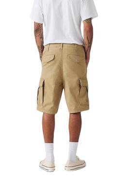 Bermudas Levis Carrier Cargo beige para hombre