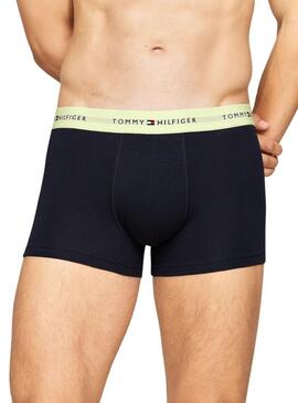 Pack 3 boxers Tommy Hilfiger azul marino para hombre