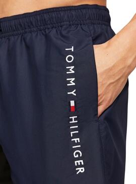 Bañador Tommy Hilfiger Medium Drawstring marino para hombre 