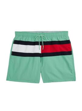 Bañador Tommy Jeans  Drawstring verde para hombre