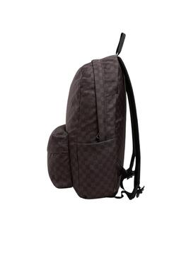 Mochila Vans Old Skool Check marrón para mujer y hombre