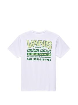 Camiseta Vans Shop Front blanco para hombre