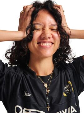 Camiseta Vans Stevies negro para mujer