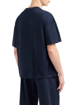 Camiseta Emporio Armani EA7 azul marino para hombre
