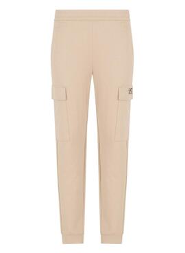 Pantalón Emporio Armani Cargo EA7 beige para hombre