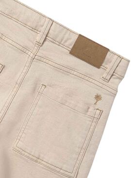 Bermuda Mayoral sarga beige para niño