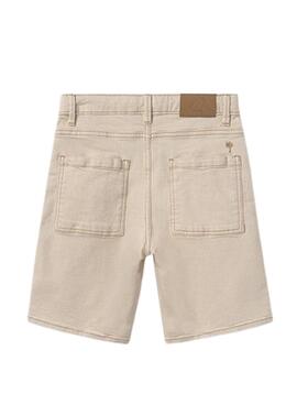 Bermuda Mayoral sarga beige para niño