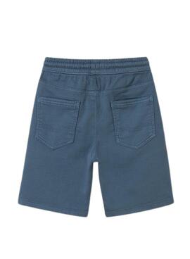 Bermuda Mayoral soft cordón azul para niño