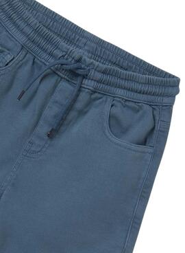 Bermuda Mayoral soft cordón azul para niño