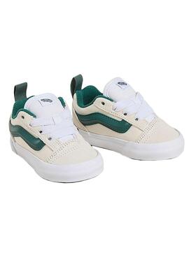 Zapatillas Vans Knu Skool baby beige y verde