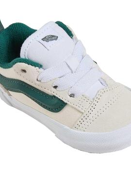 Zapatillas Vans Knu Skool baby beige y verde