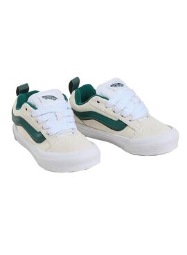 Zapatillas Vans Knu Skool retro beige y verde