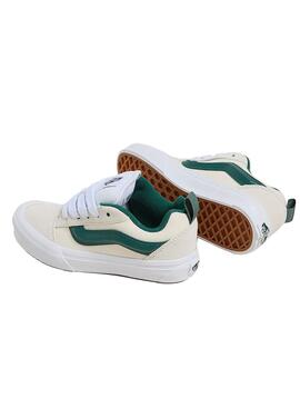 Zapatillas Vans Knu Skool retro beige y verde