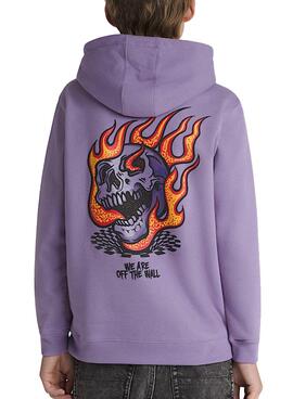 Sudadera Vans Vortex violeta para niño
