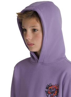 Sudadera Vans Vortex violeta para niño