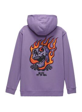 Sudadera Vans Vortex violeta para niño