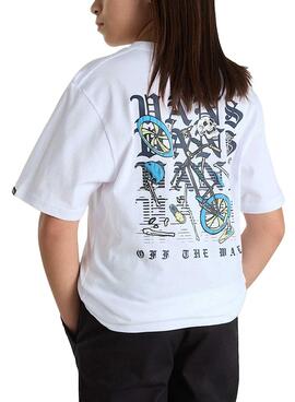 Camiseta Vans Shattered blanco para niño