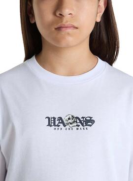Camiseta Vans Shattered blanco para niño