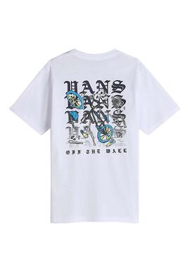 Camiseta Vans Shattered blanco para niño