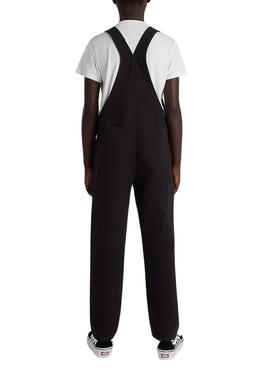 Mono Vans Groundwork negro para niña