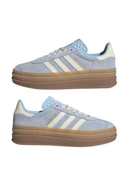 Zapatillas Adidas Gazelle Bold azul para mujer