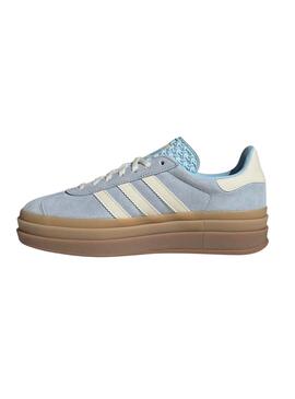 Zapatillas Adidas Gazelle Bold azul para mujer