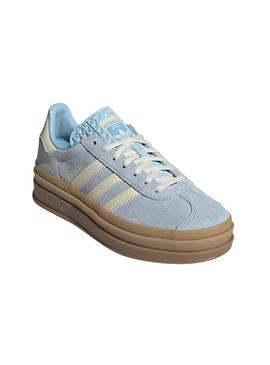 Zapatillas Adidas Gazelle Bold azul para mujer